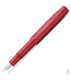 New Kaweco AL Sport Fountain Pen Fine Nib | Deep Red