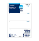 Filofax Week to View Diary Refill Pack - A5 Size - 2022 (English)