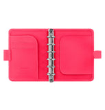 Filofax Saffiano Fluoro Pocket Organiser, Pink | New 2018 Colour!
