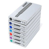 Lamy T10 Ink Cartridges, mix- 7 pack