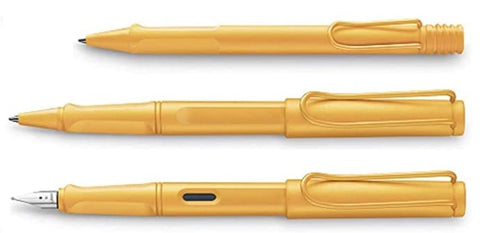 LAMY - safari Candy Special Edition Pen Set - Mango - Ballpoint, Rollerball, Fountain Pen Medium Nib