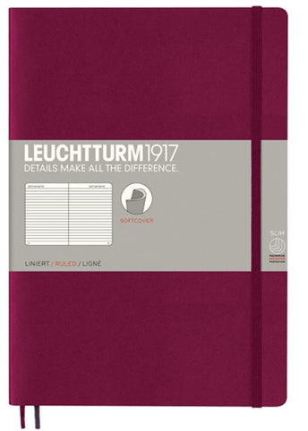 Leuchtturm 1917 Softcover Ruled Notebook - B5