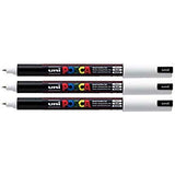 POSCA Paint Markers - 3 Pack PC-1MR Ultra Fine Bullet Tip