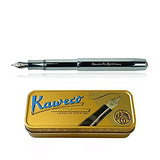 Kaweco Al Sport Fountain Pen Silver, Extra Fine Nib